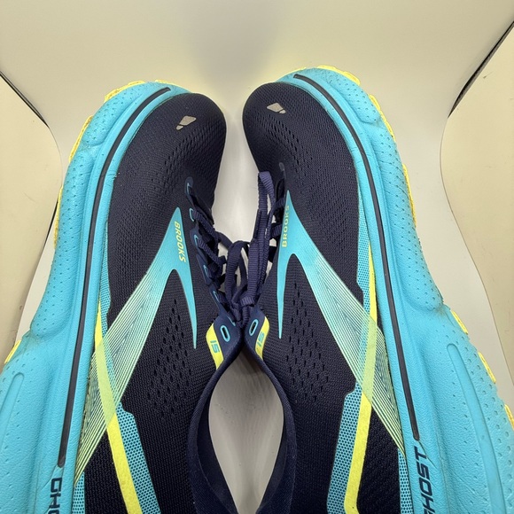 Brooks Ghost 15 Shoes Men's Size 11 Blue Sneakers Running Athletic Gym Jogging - Picture 14 of 16